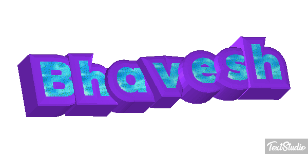 Bhavesh Efecto de texto