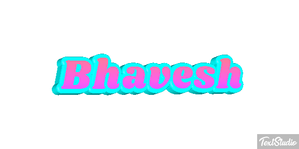 Bhavesh Efecto de texto