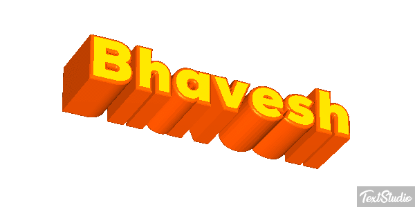Bhavesh Efecto de texto