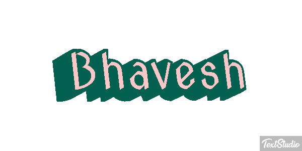 Bhavesh Efecto de texto