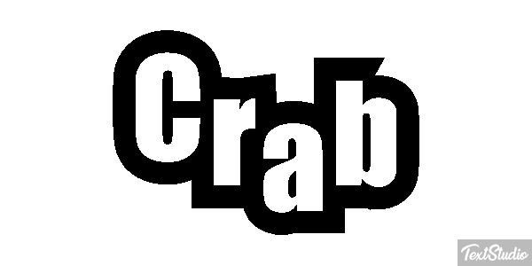 Crab Text effect