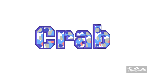 Crab Text effect