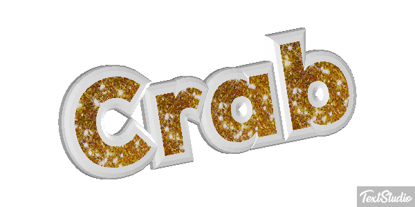Crab Text effect