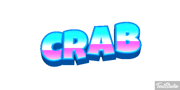 Crab Text effect