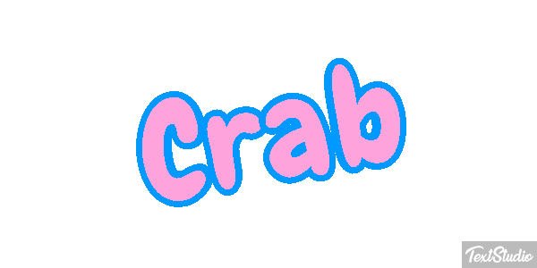 Crab Text effect