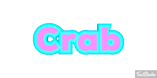 Crab Text effect