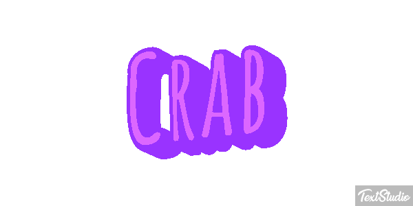 Crab Text effect