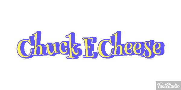 Chuck E Cheese Effet de texte