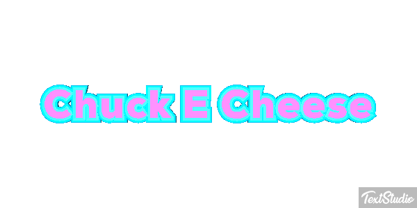 Chuck E Cheese Effet de texte