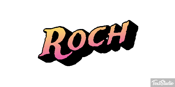 Roch Texteffekt