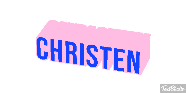 Christen Text effect