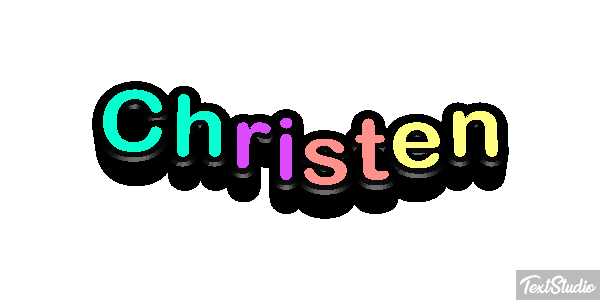 Christen Text effect