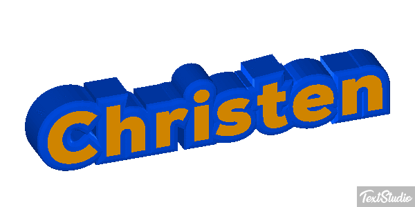 Christen Text effect