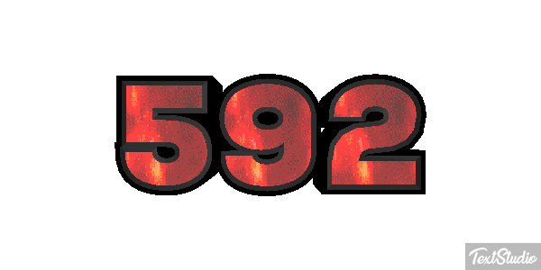 592 Text effect