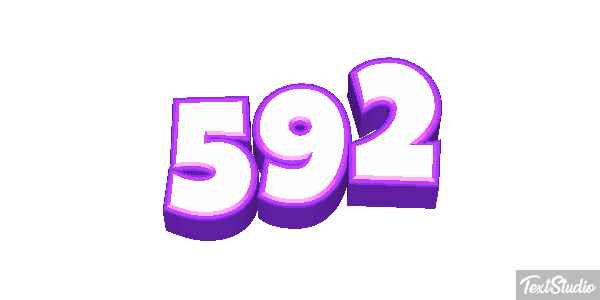 592 Text effect