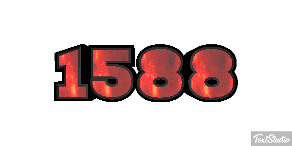 1588 Tekst effect