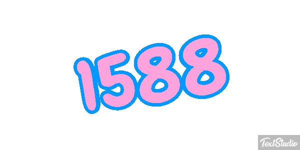 1588 Tekst effect