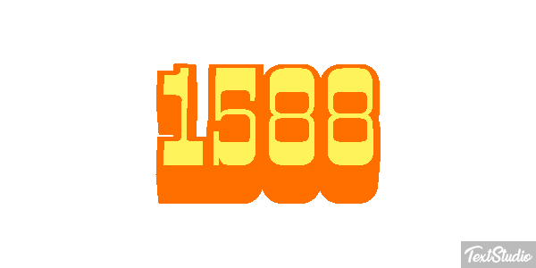 1588 Tekst effect