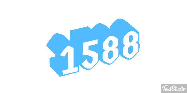 1588 Tekst effect
