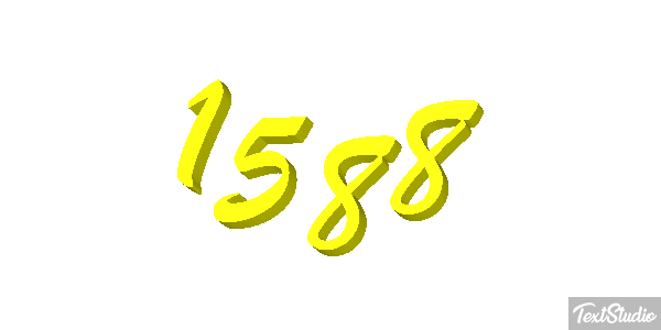 1588 Tekst effect