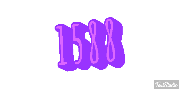 1588 Tekst effect