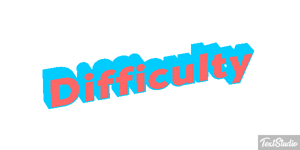 Difficulty Effetto testo