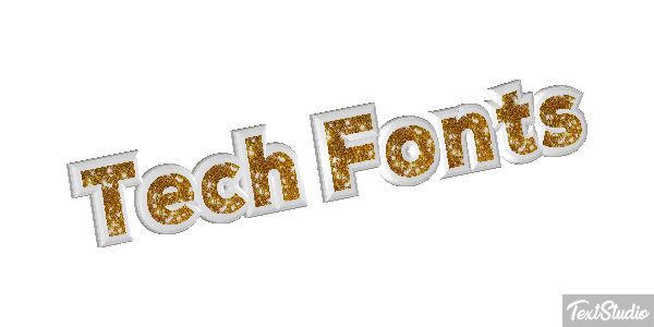 Tech Fonts Text effect