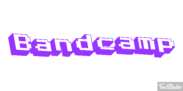 Bandcamp Efeito do texto