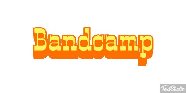 Bandcamp Efeito do texto