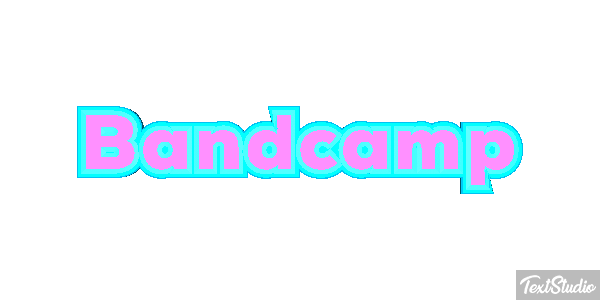 Bandcamp Efeito do texto