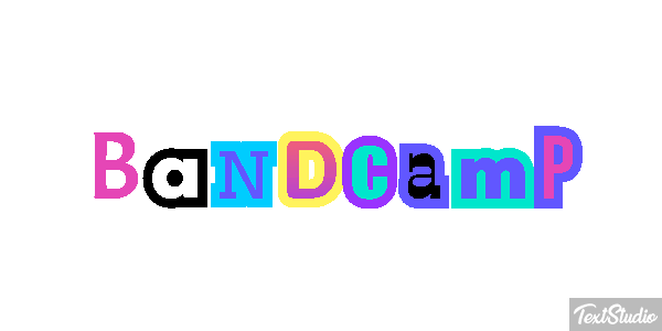 Bandcamp Efeito do texto