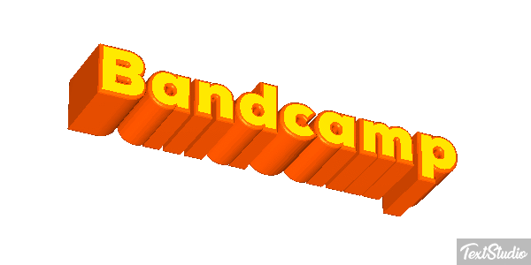 Bandcamp Efeito do texto