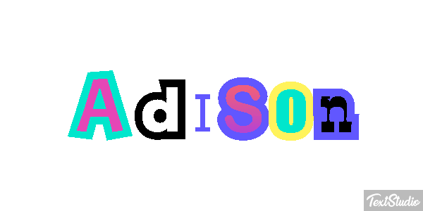 Adison Efekt tekstowy