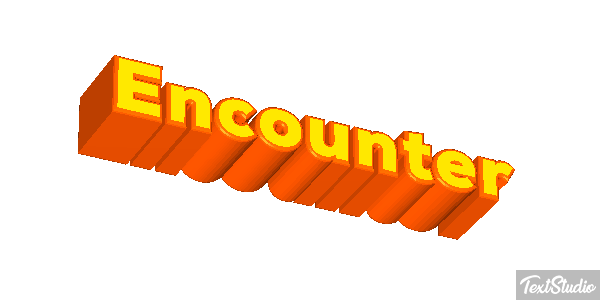 Encounter Text effect