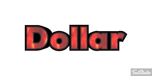 Dollar Effet de texte