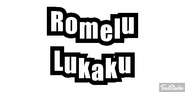 Romelu Lukaku Efecto de texto