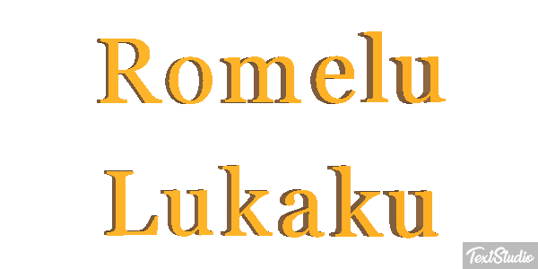 Romelu Lukaku Efecto de texto
