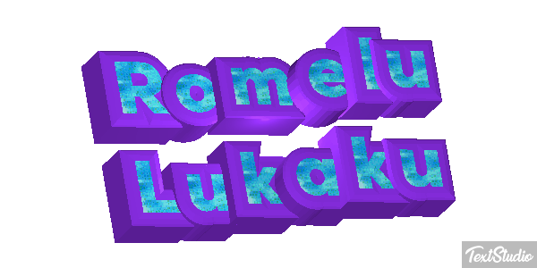Romelu Lukaku Efecto de texto