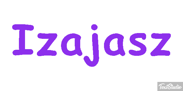 Izajasz Efecto de texto