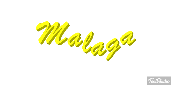 Malaga Tekst effect
