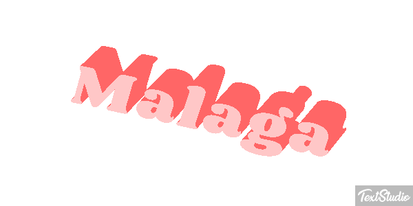 Malaga Tekst effect