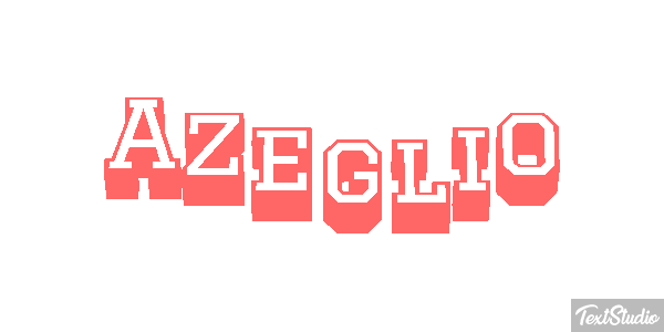 Azeglio Effetto testo