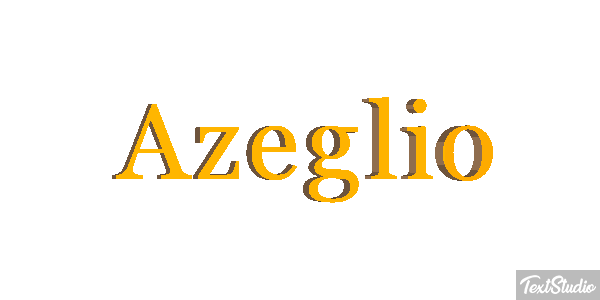 Azeglio Effetto testo