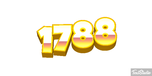 1788 Text effect