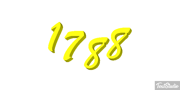1788 Text effect