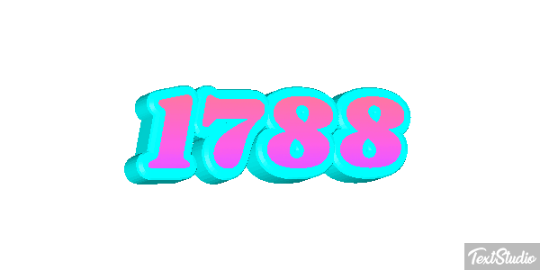 1788 Text effect