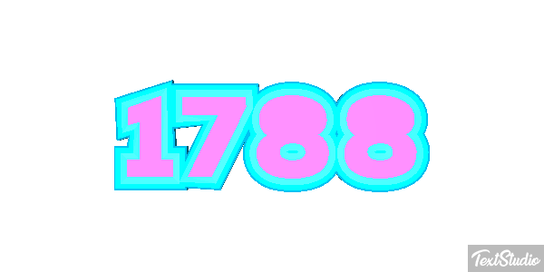 1788 Text effect