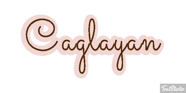 Çağlayan Tekst effect