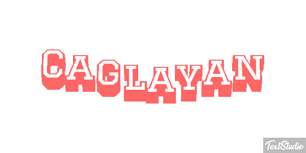 Çağlayan Tekst effect