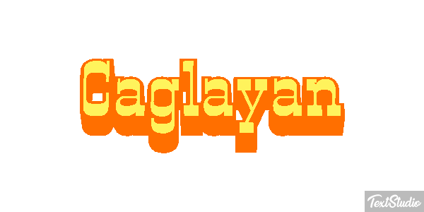 Çağlayan Tekst effect
